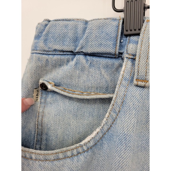 LL Bean Men's Light Wash Distressed Jeans Straight Leg 38 29 - Picture 4 of 15